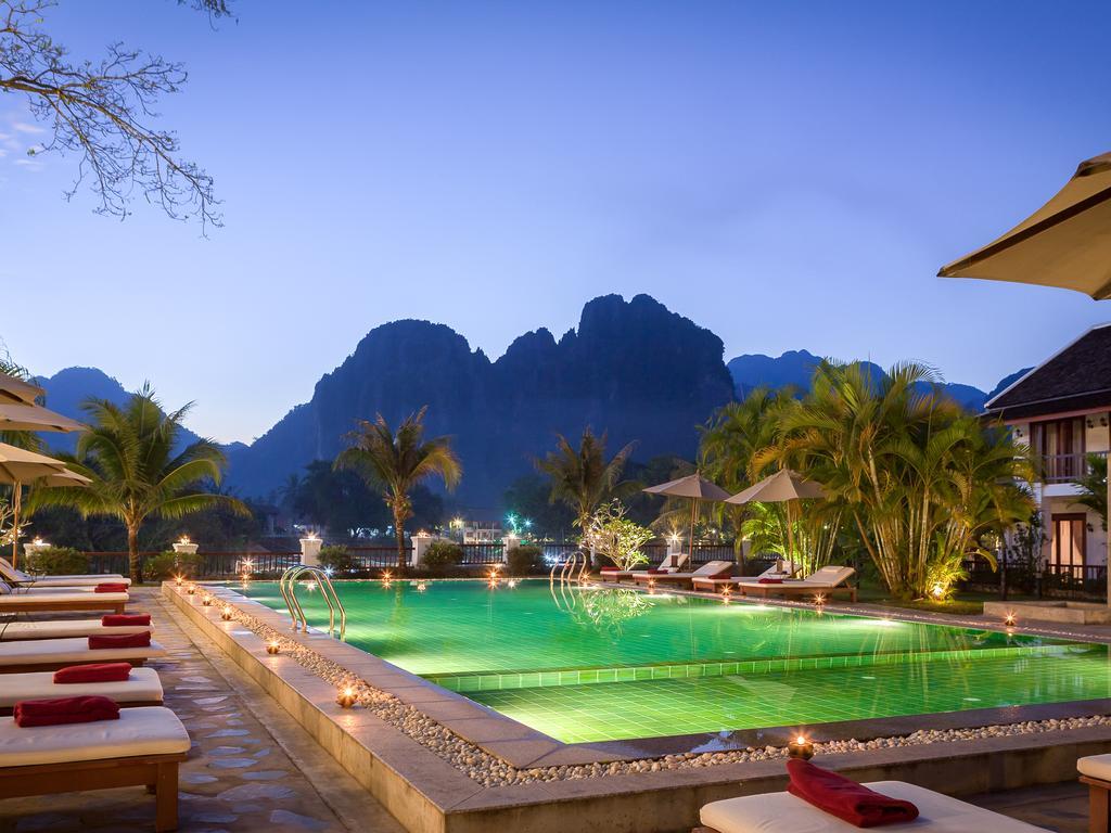 Riverside Boutique Resort, Vang Vieng Luaran gambar