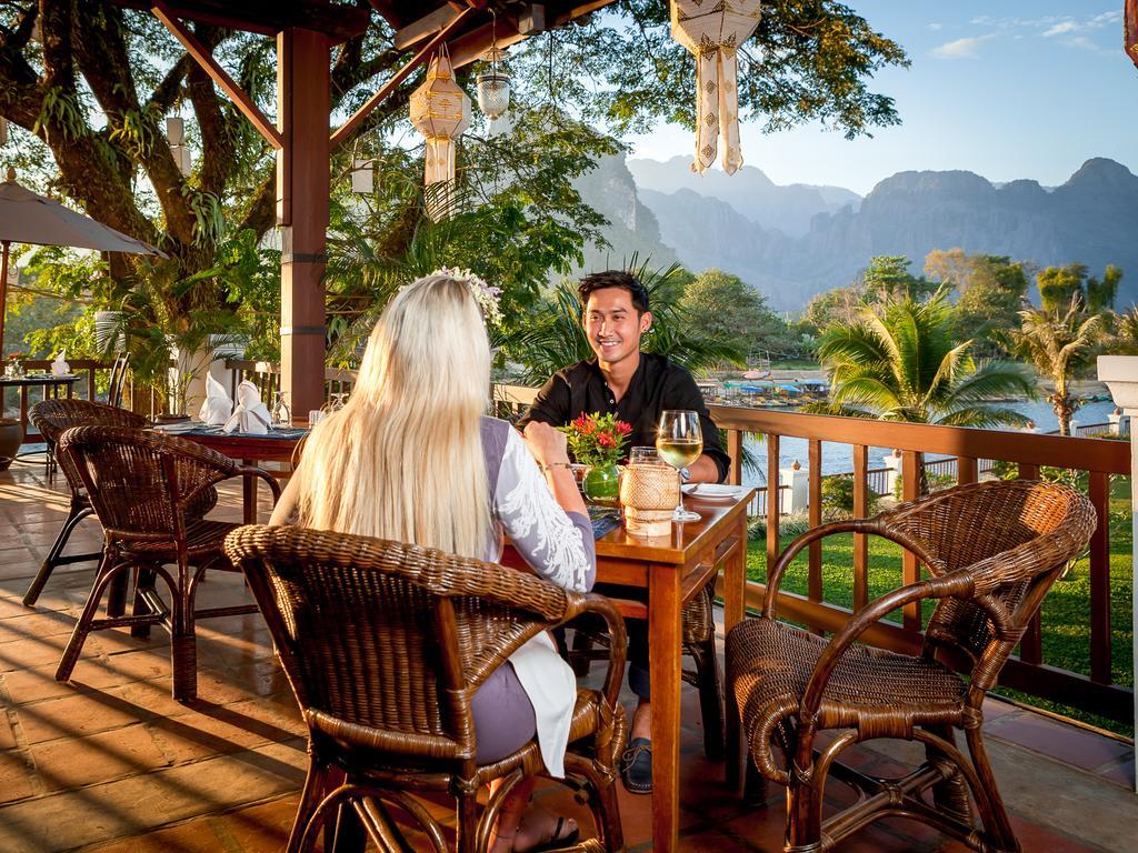 Riverside Boutique Resort, Vang Vieng Luaran gambar