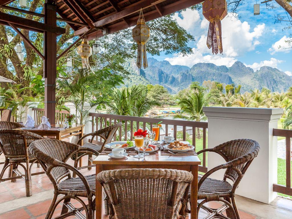 Riverside Boutique Resort, Vang Vieng Luaran gambar