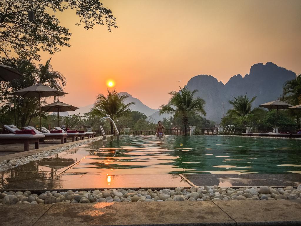 Riverside Boutique Resort, Vang Vieng Luaran gambar