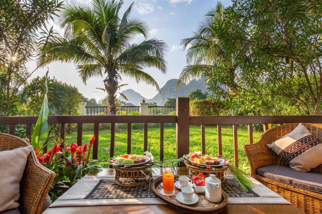 Riverside Boutique Resort, Vang Vieng Luaran gambar