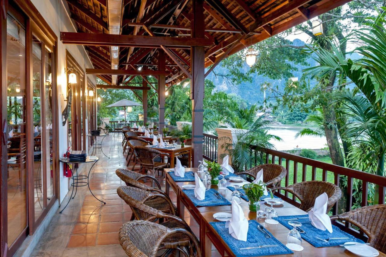 Riverside Boutique Resort, Vang Vieng Luaran gambar