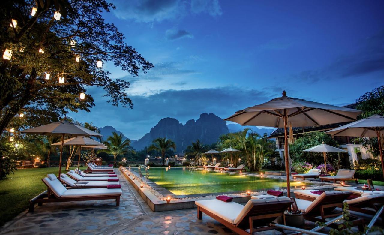 Riverside Boutique Resort, Vang Vieng Luaran gambar